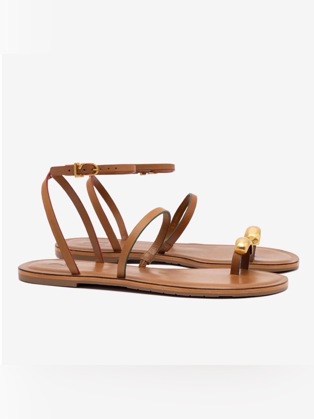 NEW Larroude Biarritz Flat Sandal